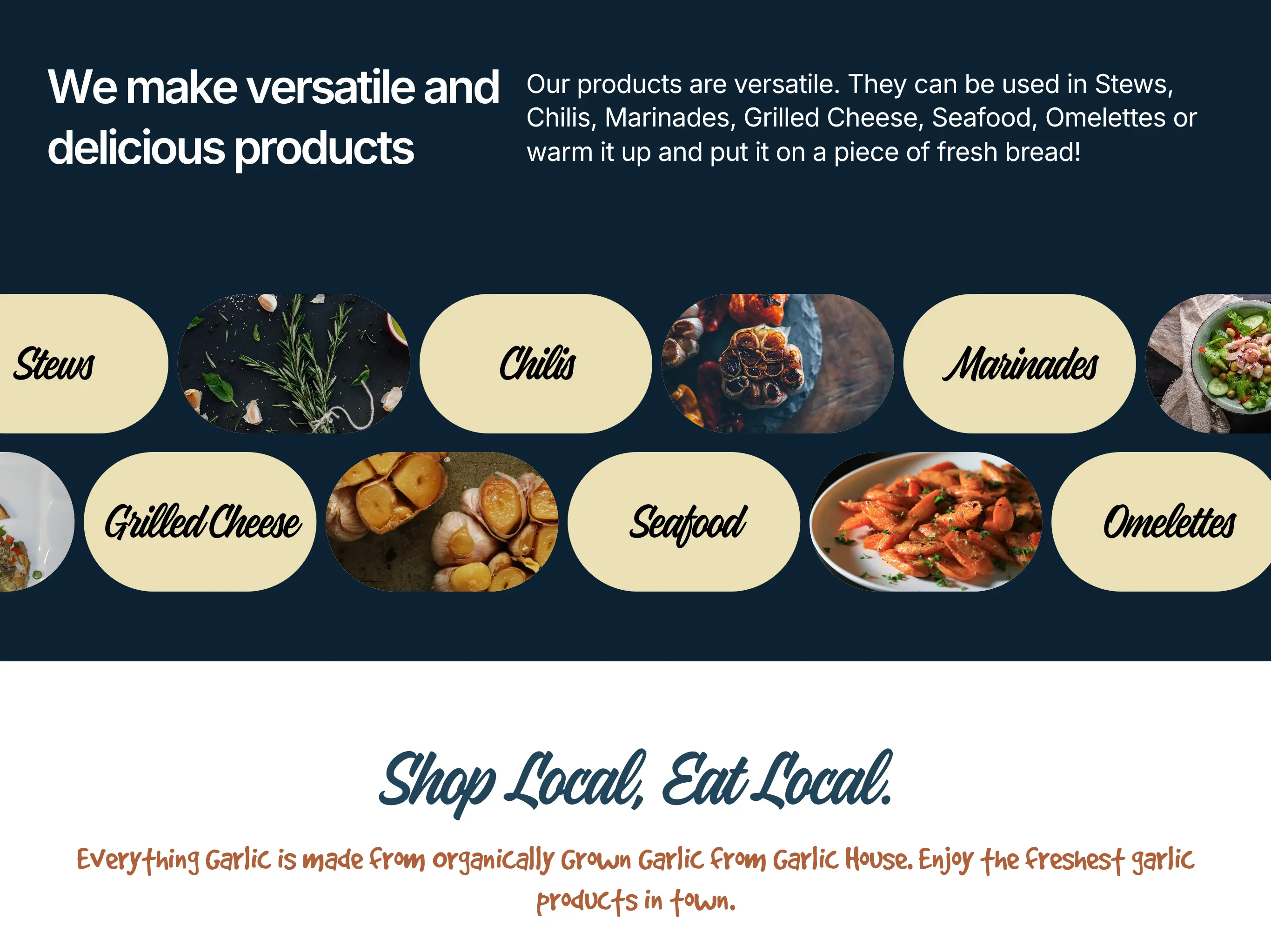 Everything Garlic Website Screenshot 1