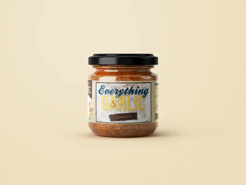 Animated Everything Garlic product rotation