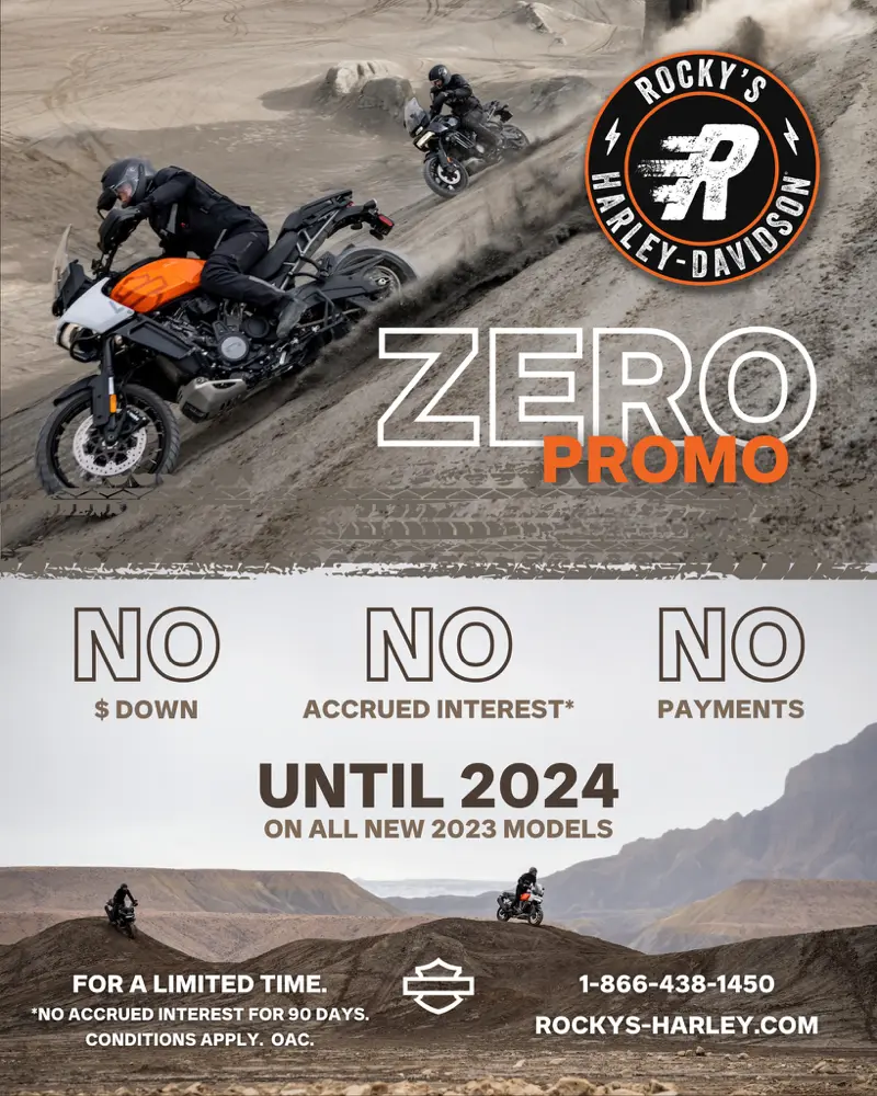 Rocky's Harley-Davidson - Work Sample 01