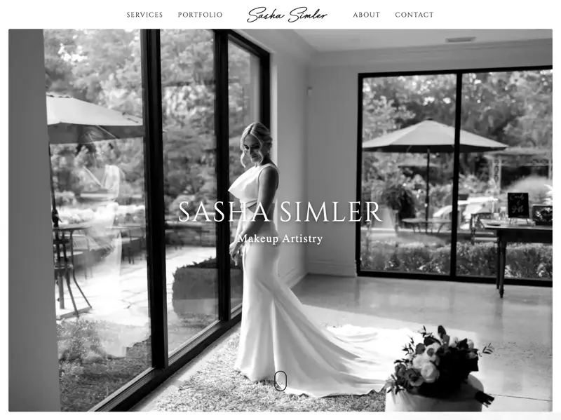 Thumbnail for Sasha Simler: Makeup Artistry Website