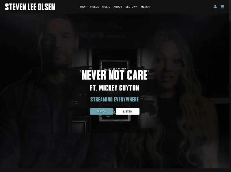 Steven Lee Olsen Website - Homepage