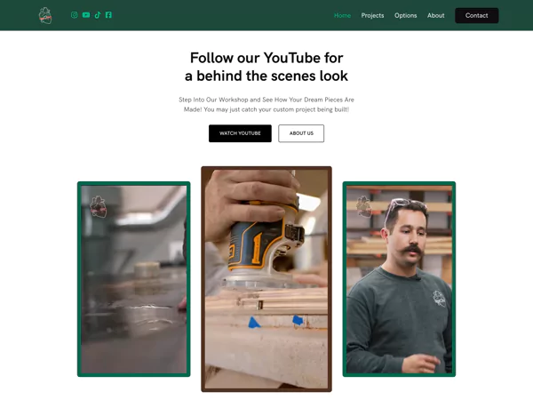 Wooden Hearts Website - Feature 3